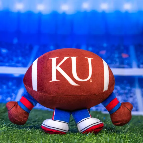 Bleacher Creatures Kansas Jayhawks 8" Kuricha Football Plush {2}