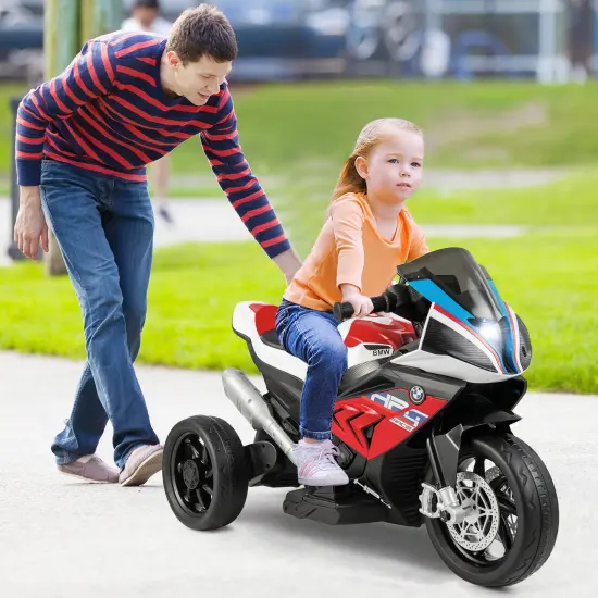 12V Kids Motorcycle Ride-On Toy with USB Port Perfect Gift for Kids Birthdays or Other Festivals Red {2}