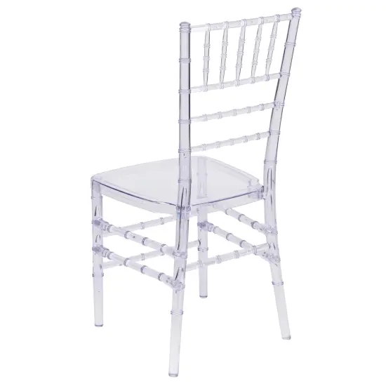 Emma and Oliver Stacking Ghost Chair Crystal Ice {9}