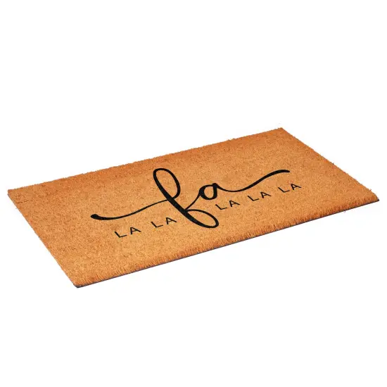 Chic Fa La La Doormat 17" x 29" {4}