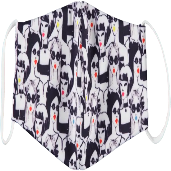 6-Pack: Women's Reusable Machine Washable Masks {4}