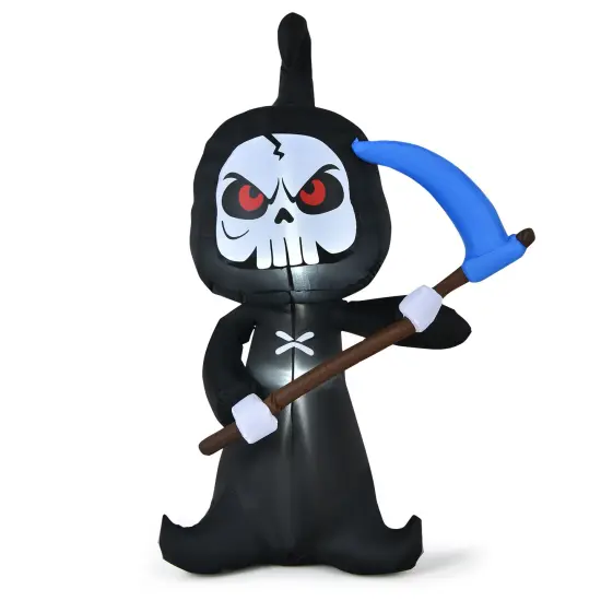 6 Feet Halloween Inflatable Decorations with Built-in LED Lights {1}