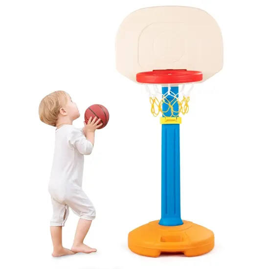 Multi-color Children Basketball Hoop Stand Ideal for Outdoor Use {4}