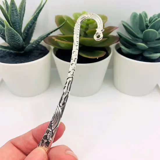 1, 4 or 20 Pieces: Silver Plated Sun and Moon Bookmark Base {3}