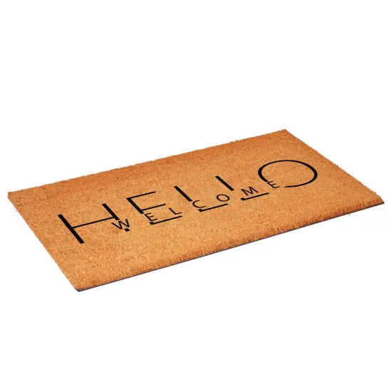 Welcome Greetings Doormat {4}