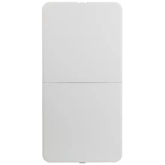 Emma and Oliver 4-Foot Height Adjustable Bi-Fold Plastic Folding Table Granite White {5}