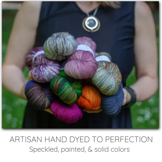 Living Dreams Yarn Galilea: Colorful Superwash Merino Sock Yarn. Super Soft and Strong. Hand Dyed to Perfection Solar {5}