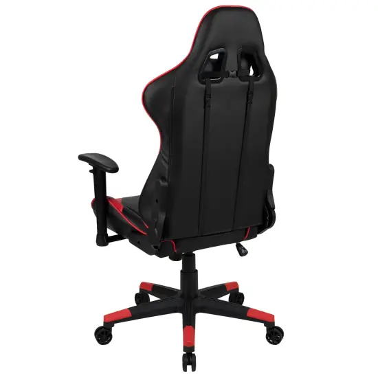 Emma and Oliver Z200 Gaming Chair Racing Office Ergonomic Computer PC Chair with Reclining Back Red {4}