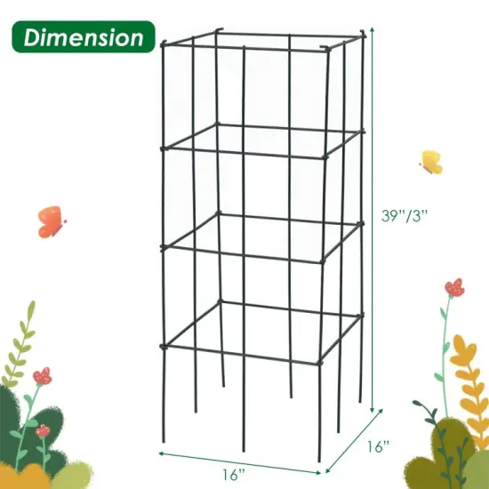 4 Pack Garden Trellis for Climbing Plants for Flower Vegetable {5}