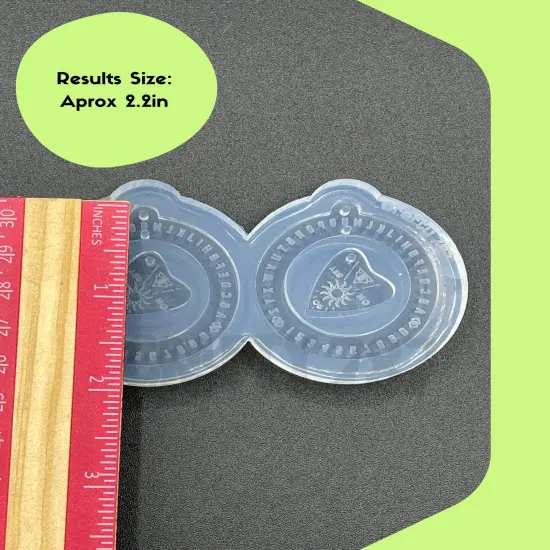 Ouija Earring Silicone Mold {3}
