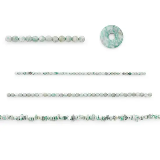Spotted Jade Natural Gemstones Beads Value Pack of About 200 Beads {1}