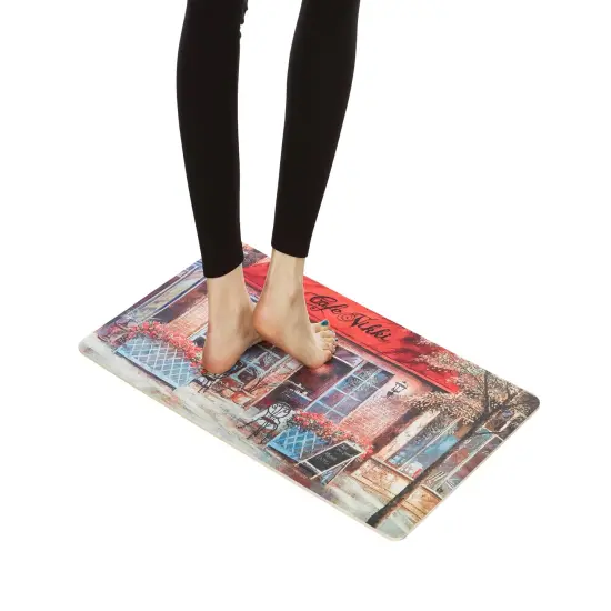 2-Pack Premium Comfort Kitchen Mats (Cafe Nikki) {4}