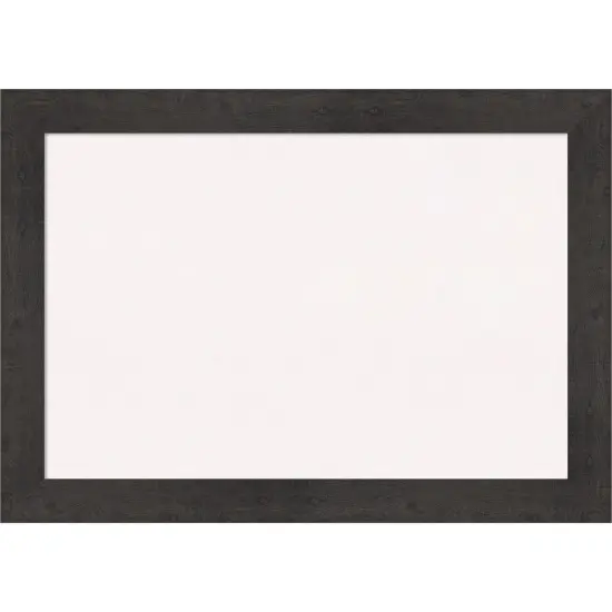 Rustic Plank Framed Corkboard, White Cork Espresso {7}