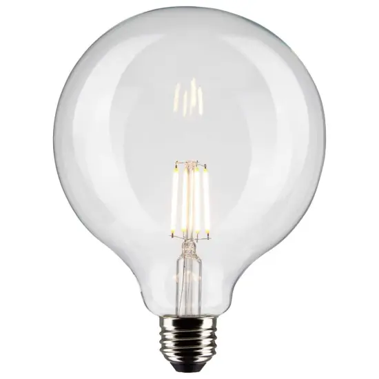 Satco 4w G40 Globe Filament LED 4000K Medium Base Dimmable - 40w equiv Cool White {2}