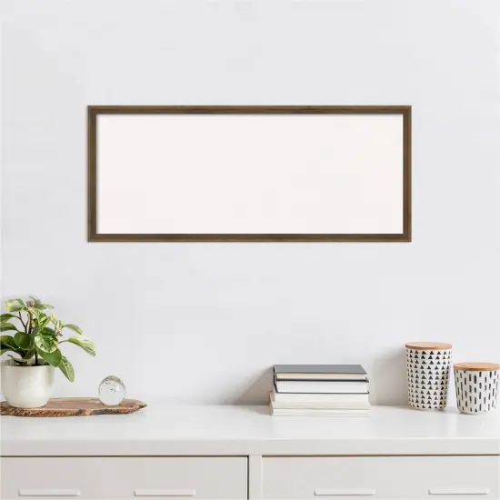 Lucie Wood Framed Corkboard, White Cork Light Bronze {4}