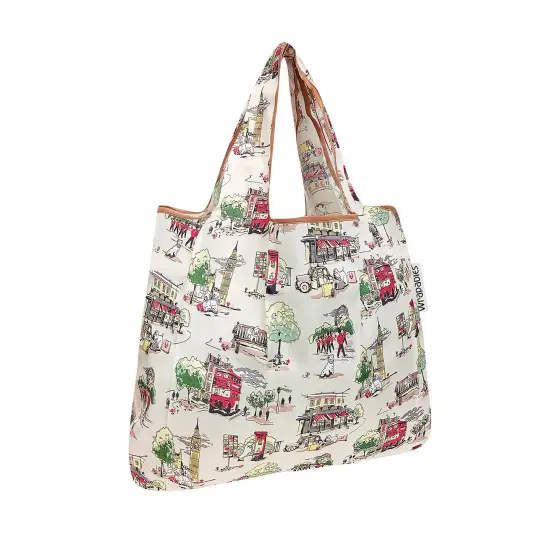 Wrapables Small Foldable Tote Nylon Reusable Grocery Bags Dinosaurs {6}