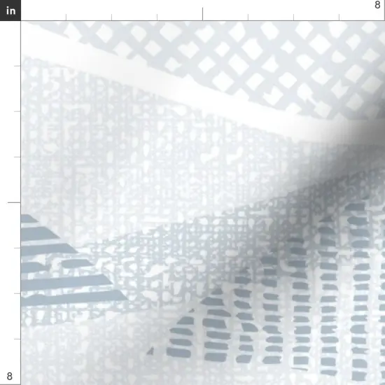 Various Fabrics by the Yard or Fat Quarter Blue Gray Waves Large Scale Neutral Geometric Abstract Ocean Modern Beach Home Custom Printed Fabric by Spoonflower {4}