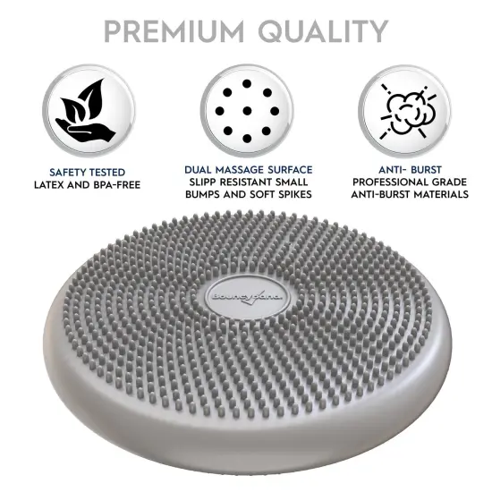 Big Wiggle Seat Sensory Cushion, Silver {5}