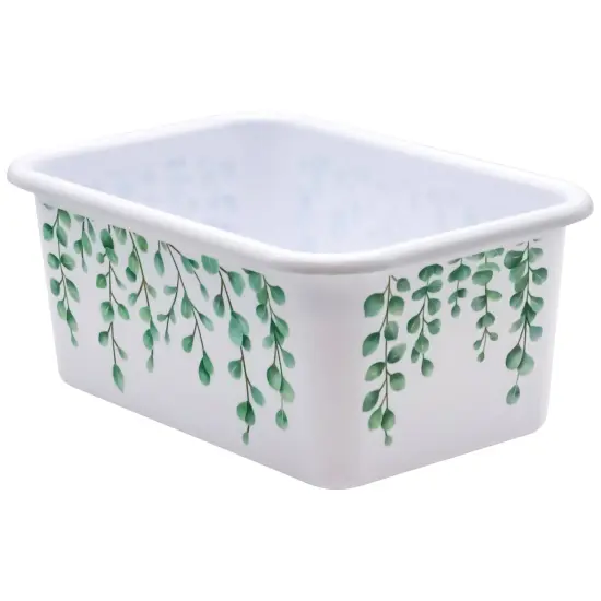 Eucalyptus Small Plastic Storage Bin, Pack of 3 {2}