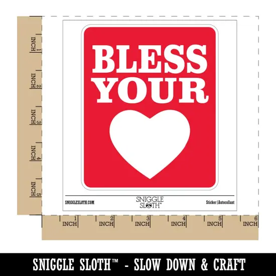 Bless Your Heart Southern Waterproof Vinyl Phone Tablet Laptop Water Bottle Sticker Set - 5 Pack {1}