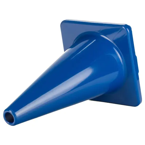Hi-Visibility Flexible Vinyl Cone, weighted, 12", Royal Blue {2}