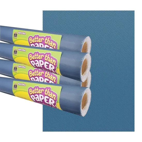 Slate Blue Better Than Paper Bulletin Board Roll, 4' x 12', Pack of 4 {1}