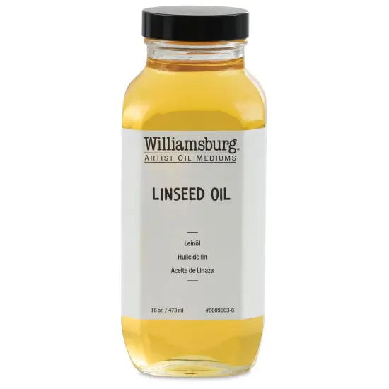 Williamsburg Artist Linseed Oil - 16 oz bottle {1}