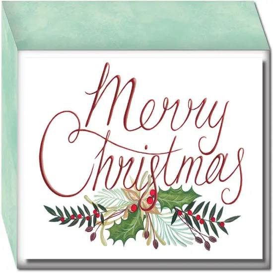 Merry Christmas Holly - Boxed Christmas Cards {1}