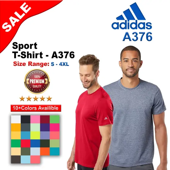 Adidas&reg; Sport T-Shirt Grey three heather {2}