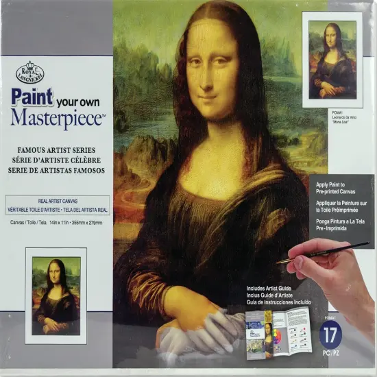 Royal & Langnickel(R) Paint Your Own Masterpiece 11"X14"-Mona Lisa {1}