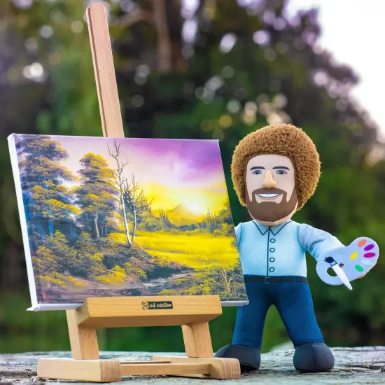 Bleacher Creatures Bob Ross The Happy Painter 10" Plush Figure {4}