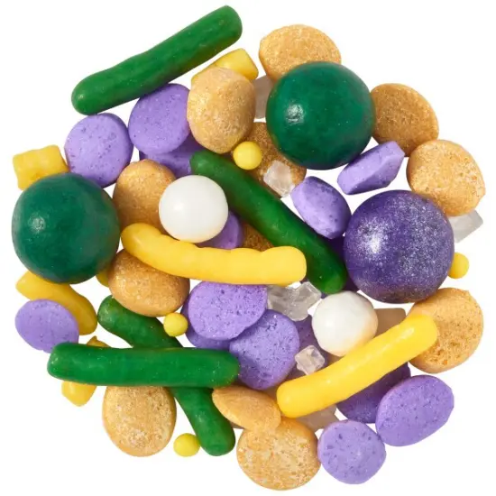 Mardi Gras Deluxe Fusion Sprinkle Mix, 26oz {2}
