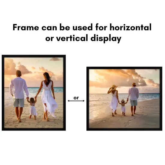 Americanflat Poster Frame - Perfect Frame for Photos and Artwork - Large Picture Frame - Polished Plexiglass - Hanging Hardware with Horizontal and Vertical Display {4}