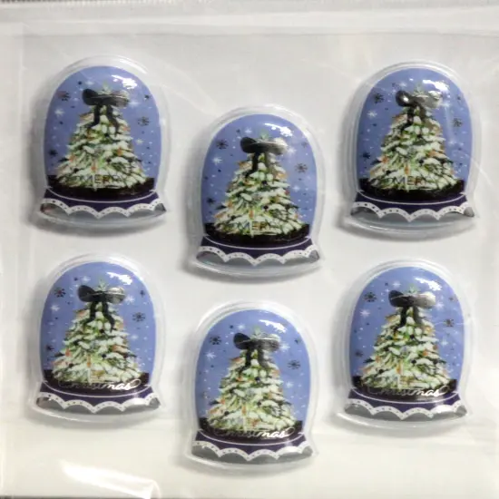 Recollections Snowglobes Dimensional Bubble Stickers {1}