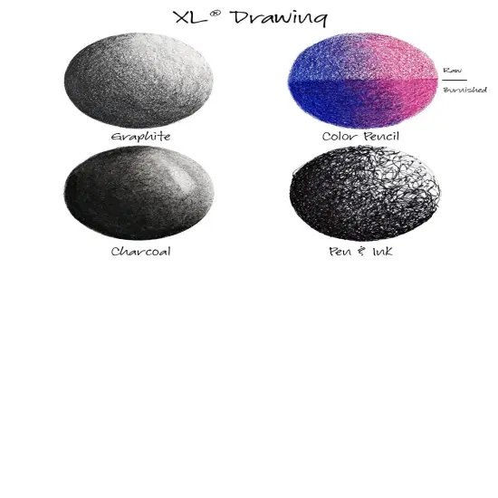 60 SheetsXL Series Drawing Paper, Wirebound Pad, 5.5x8.5 inches, (70lb/114g) - Artist Paper for Adults and Students - Charcoal, Colored Pencil, Ink, Pastel, Marker {3}