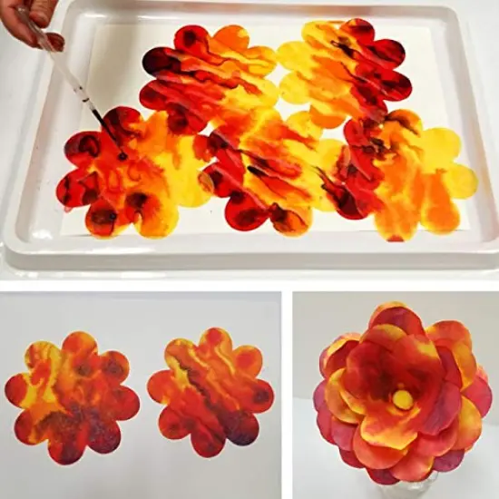 6 Vivid Colors, Liquid Watercolor Paint,1-oz Drip-Dispense Bottles, For All Watercolor Painting, Use to Tint Slime, Clay, Glue, Shaving Cream, Non-Toxic. Pack of 6. {3}