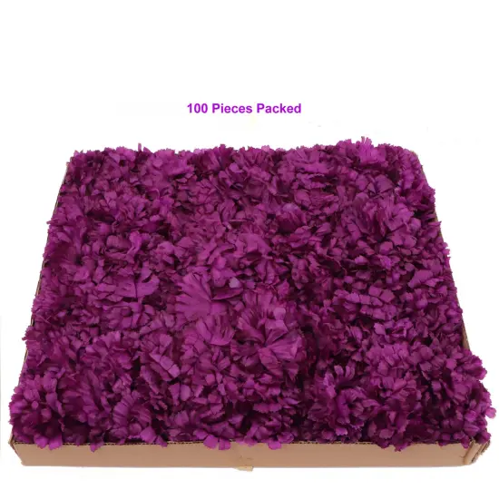 100-Pack Purple Carnation Picks with 5-Inch Stems and 3.5-Inch Blooms, Lifelike Floral Accents for Weddings, Events, and Everyday Decor, Floral Home by Artificial Flowers {3}