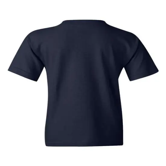 Gildan&reg; Heavy Cotton Youth Crewneck Short Sleeve T-Shirt - 5000B Navy {3}