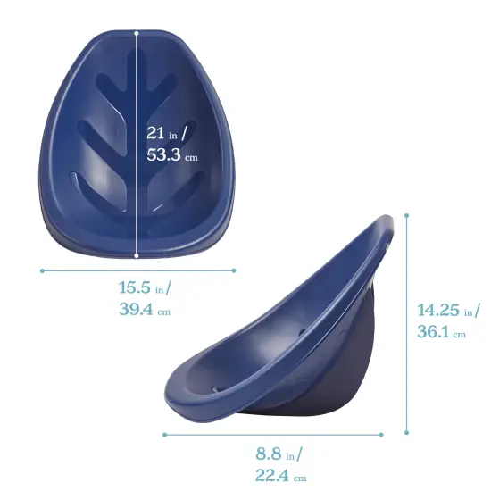 Leaf Floor Seat, Rocker Chair, 6-Piece Navy {2}