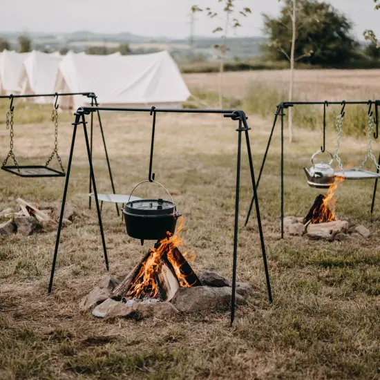 Petromax Fire Bridge Outdoor Kitchen Versatile Suspended Camping Grilling Fire Cooking {6}