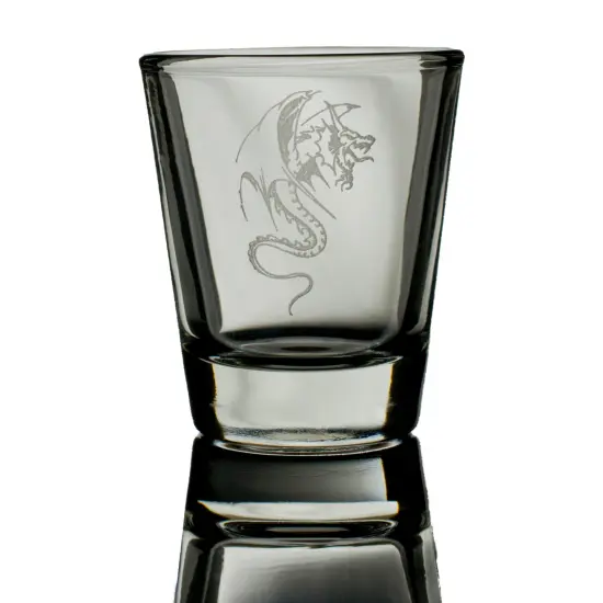 2oz Dragon Three SHOT GLASS {3}