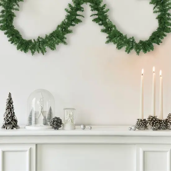 Northlight Northern Pine Commercial Christmas Garland - 50' x 10" - Unlit Green {5}