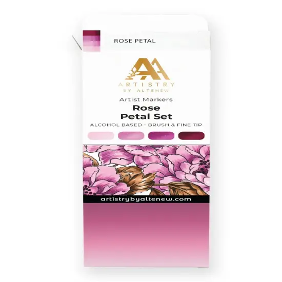 Artist Alcohol Markers Rose Petal Set {1}