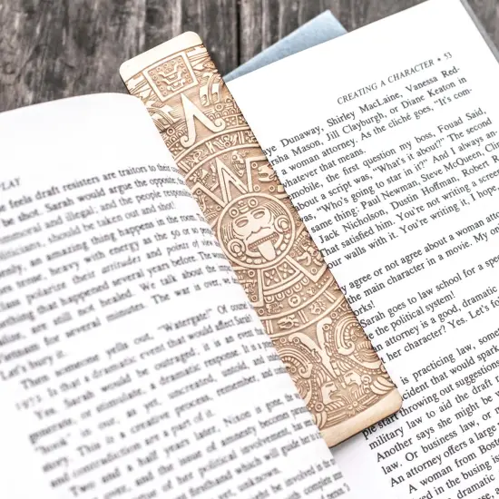 Bookmark - Aztec Calendar {3}