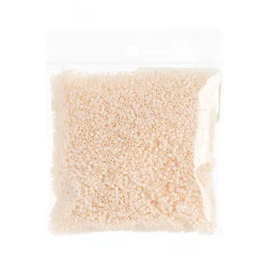 Miyuki Delica 50g Opaque Glass Beads, 11/0 White Bisque DB1490 {2}