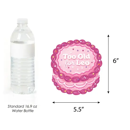 Big Dot of Happiness Hot Girl Bday - Decorations DIY Vintage Cake Birthday Party Essentials - Set of 20 {6}