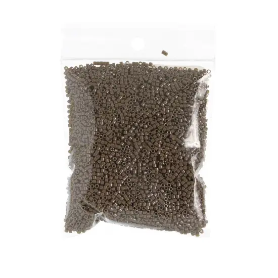 Miyuki Delica 50g Opaque Glass Beads, 11/0 Olive (DB0657) {2}