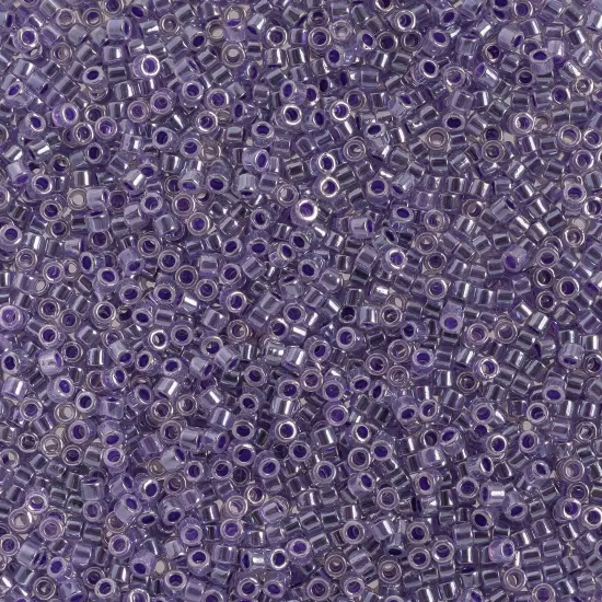 Miyuki Delica 50g Lined-Dyed Glass Beads, 11/0 Violet Ceylon DB0250 {1}