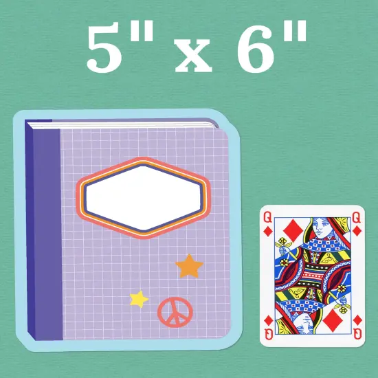 Carson Dellosa We Stick Together 36-Piece Retro Back to School Decorations, Bus, Stars, Notebooks, and More Groovy Cutouts for Bulletin Board and Classroom Decor {3}