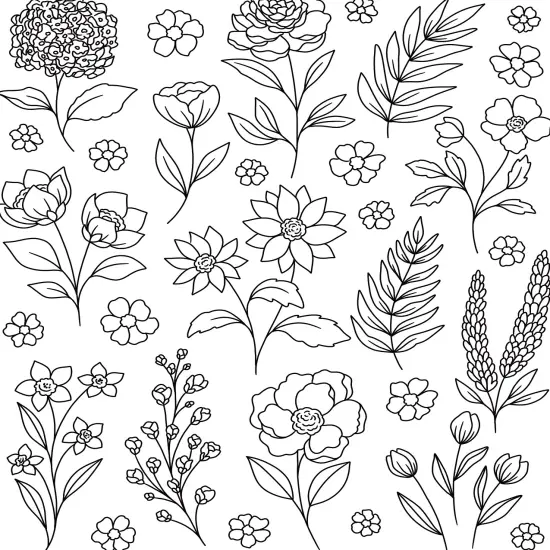 On the Bright Side Coloring Book: Floral Patterns to Help You Relax, Unwind, and Focus on the Good {4}